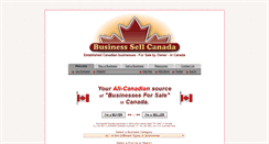 Desktop Screenshot of businesssellcanada.com